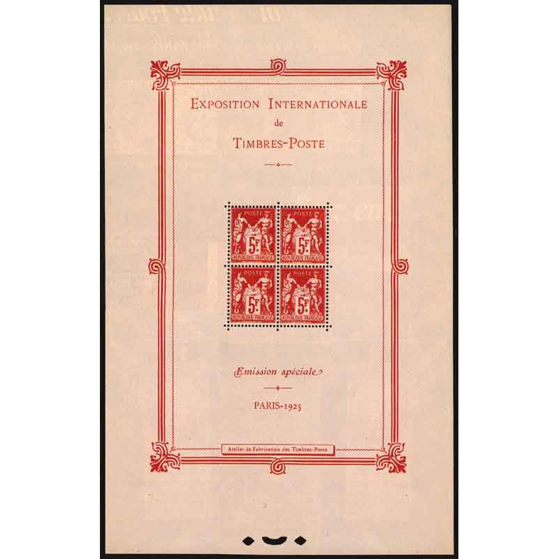 1 (216) N°-yvert Blocs De France 1925