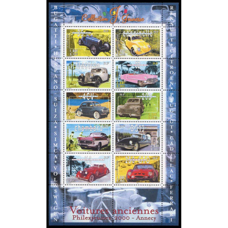 30 (3317/26) N°-yvert Blocs De France 2000