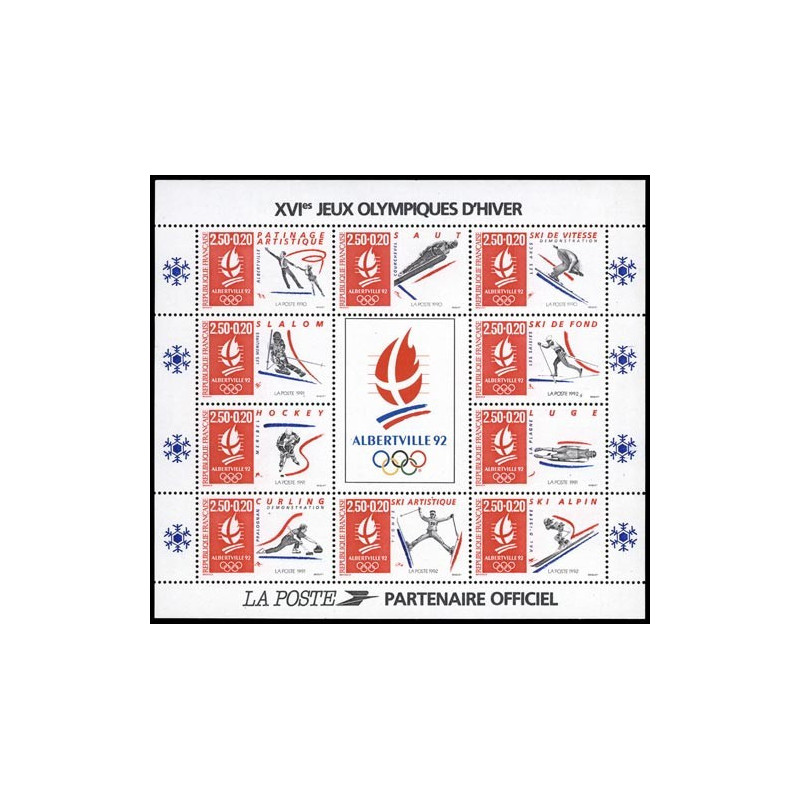 14 (2737/42) N°-yvert Blocs De France 1992