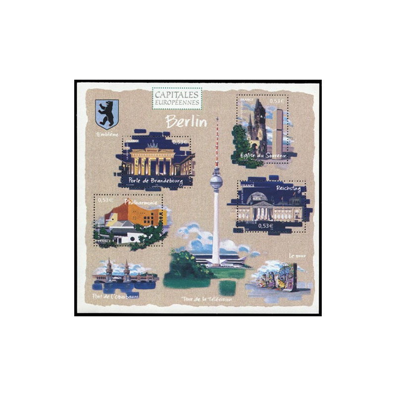 88 (3810/3813) N°-yvert Blocs De France 2005