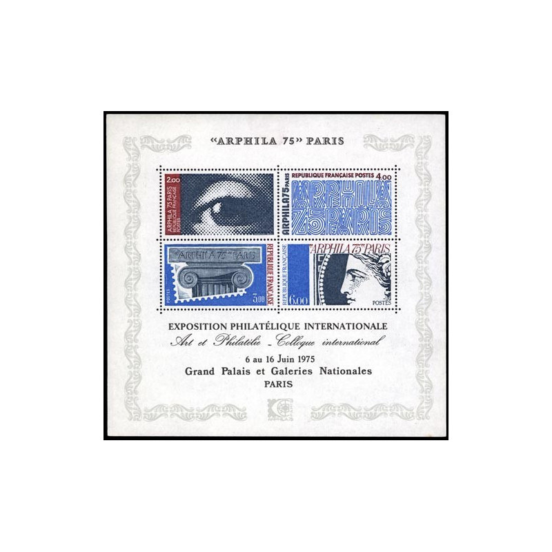 7 (1834/37) N°-yvert Blocs De France 1975