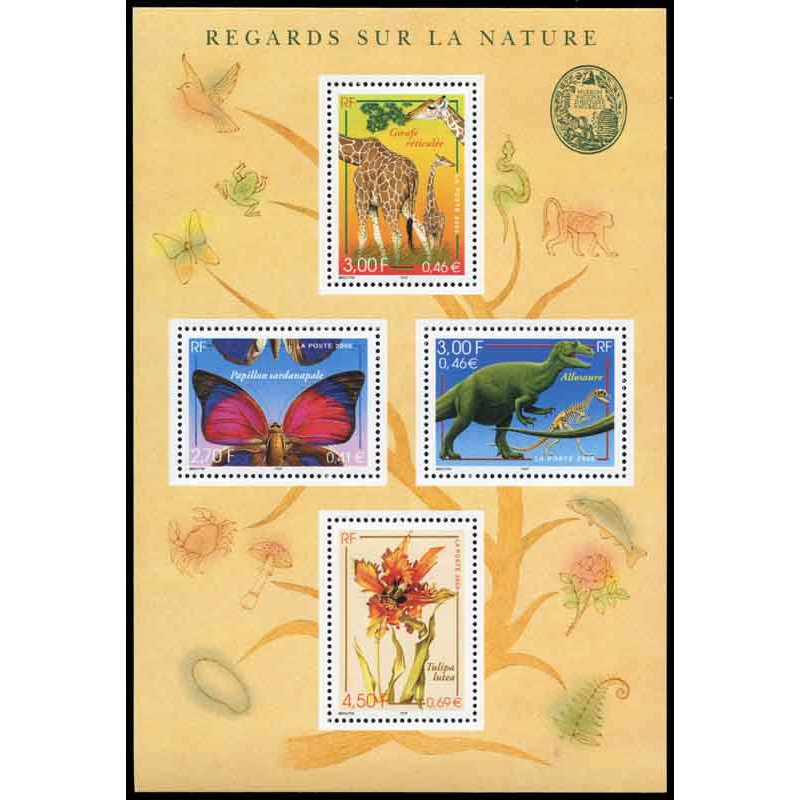 31 (3332/35) N°-yvert Blocs De France 2000