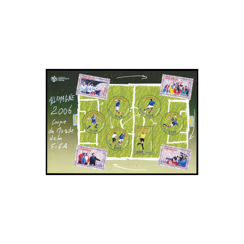 97 (3906/15) N°-yvert Blocs De France 2006