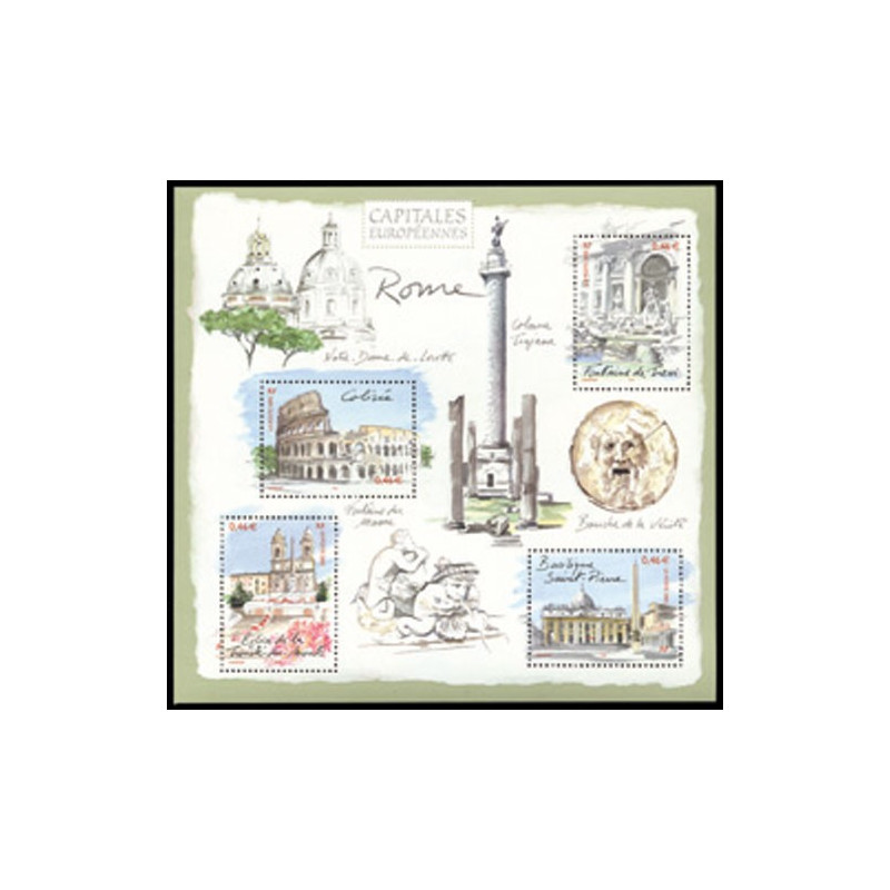 53 (3527/30) N°-yvert Blocs De France 2002