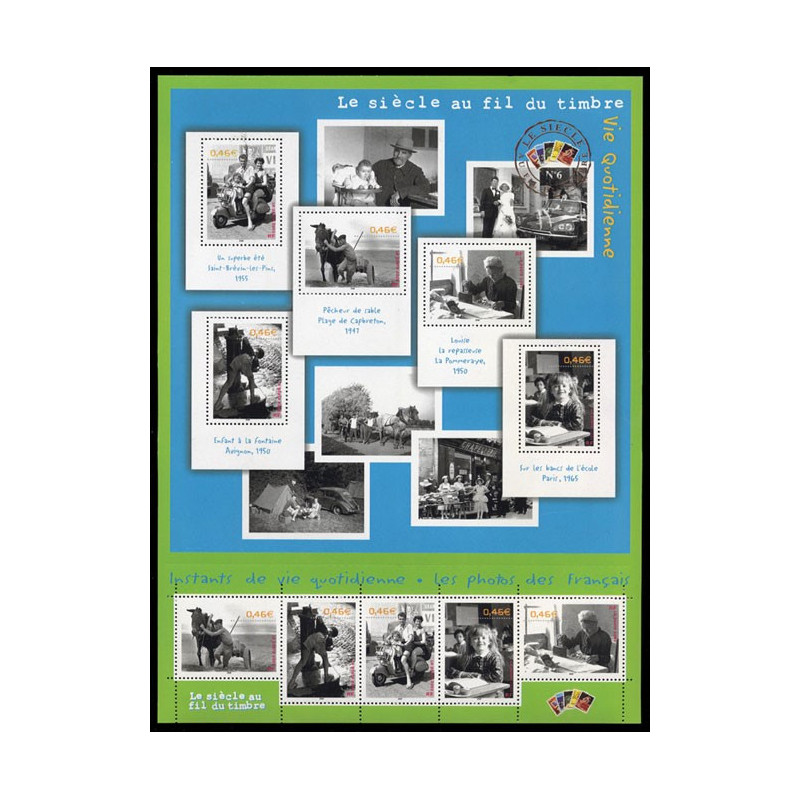 52 (3519/23) N°-yvert Blocs De France 2002