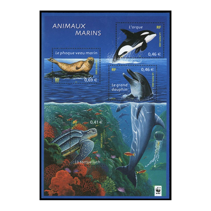 48 (3485/88) N°-yvert Blocs De France 2002