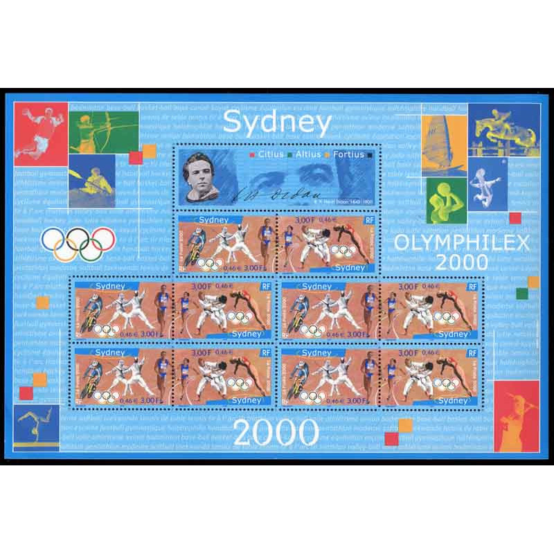 31a (3340/41) N°-yvert Blocs De France 2000