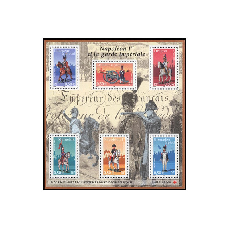 72 (3679/84 N°-yvert Blocs De France 2004