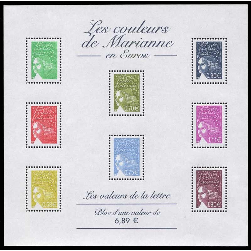 67 (3535/41) N°-yvert Blocs De France 2004