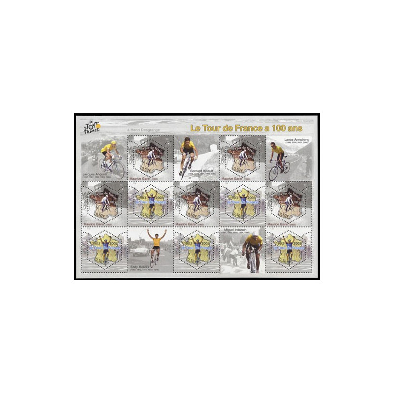 59 (p3582) N°-yvert Blocs De France 2003