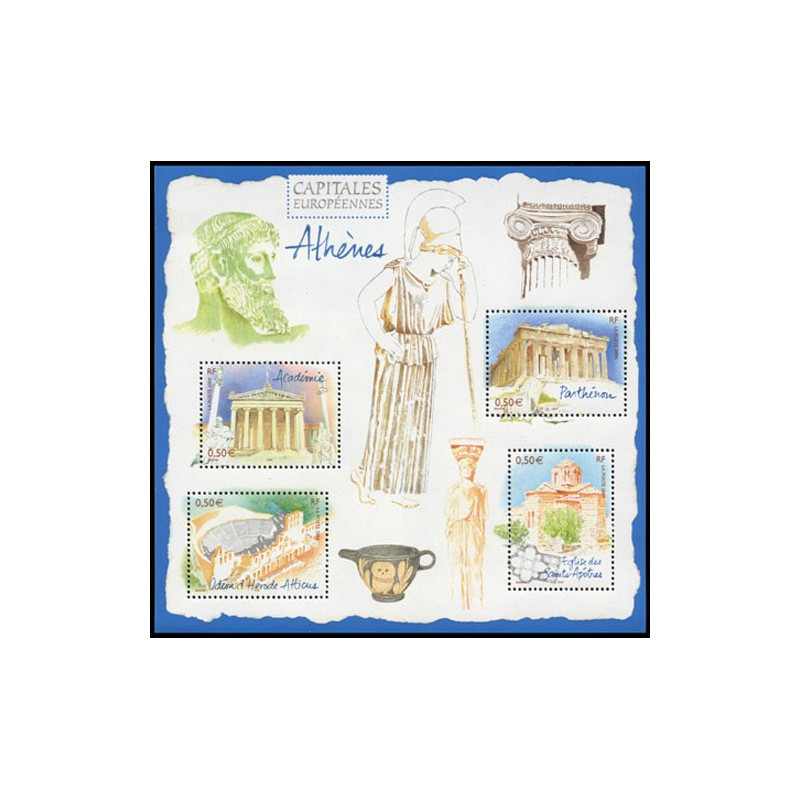 78 (3718/21 N°-yvert Blocs De France 2004