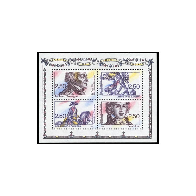 13 (2700/03) N°-yvert Blocs De France 1990