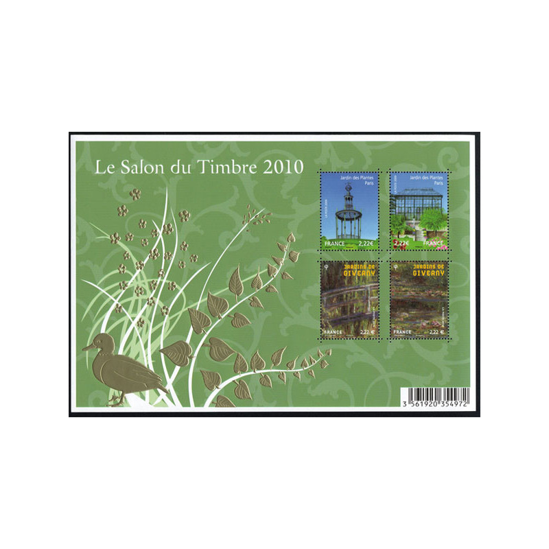 130 (4384/85+4479/80) N°-yvert Blocs De France 2010