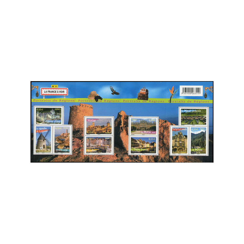 117 (4161/70) N°-yvert Blocs De France 2008