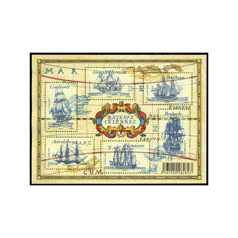 124 (4249/54) N°-yvert Blocs De France 2008