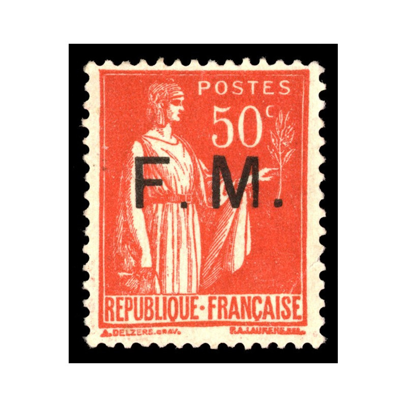 7 N°-yvert Franchise Militaire 1933