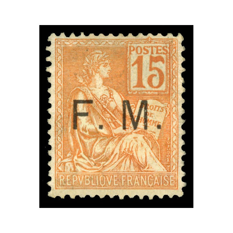 1 N°-yvert Franchise Militaire 1901