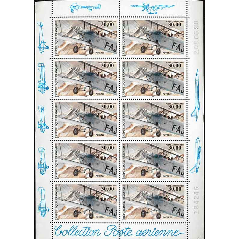 62a -fn°-yvert Poste Aérienne 1998