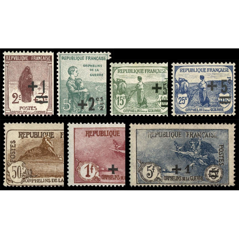 162/169 N°-yvert Poste 1922