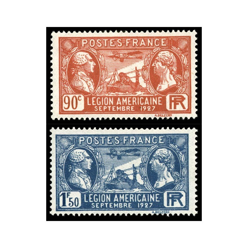 244/245 N°-yvert Poste 1927