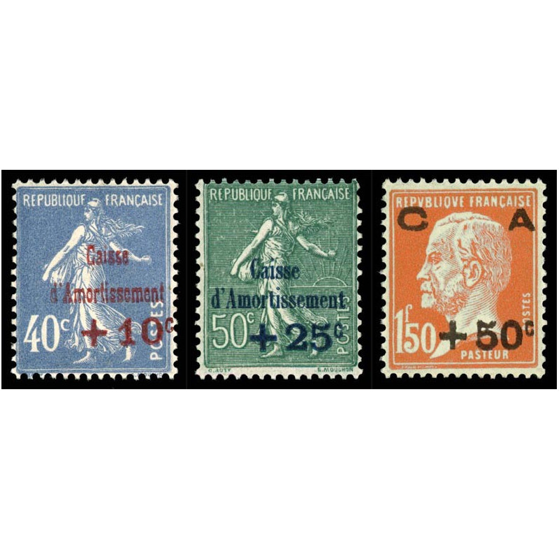 246/248 N°-yvert Poste 1927