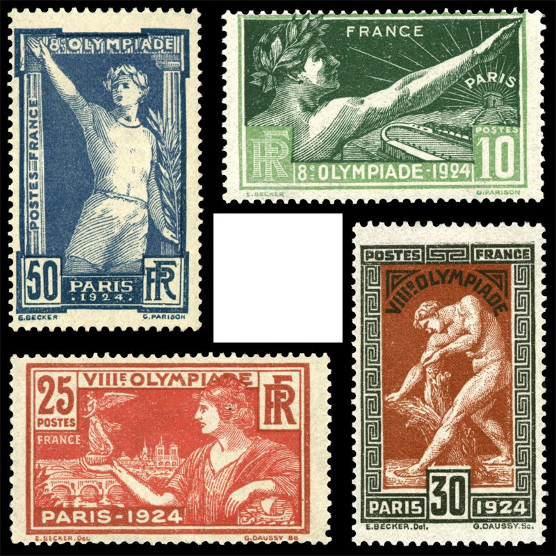 183/186 N°-yvert Poste 1924