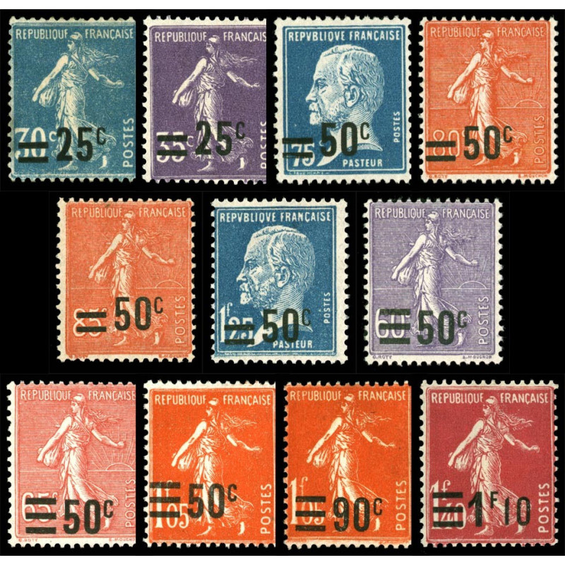 217/228 N°-yvert Poste 1926