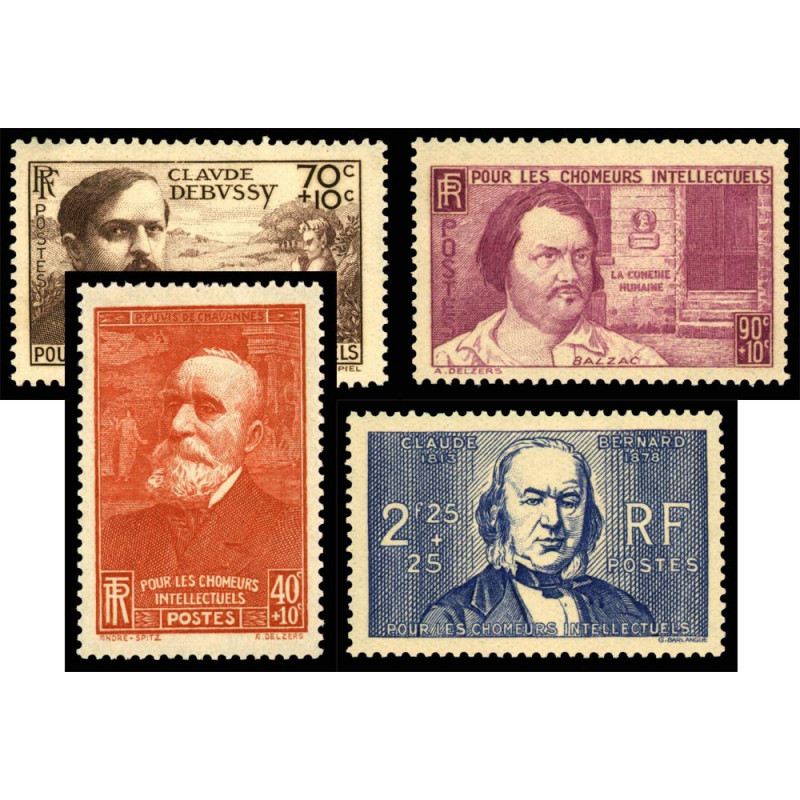 436/439 N°-yvert Poste 1939