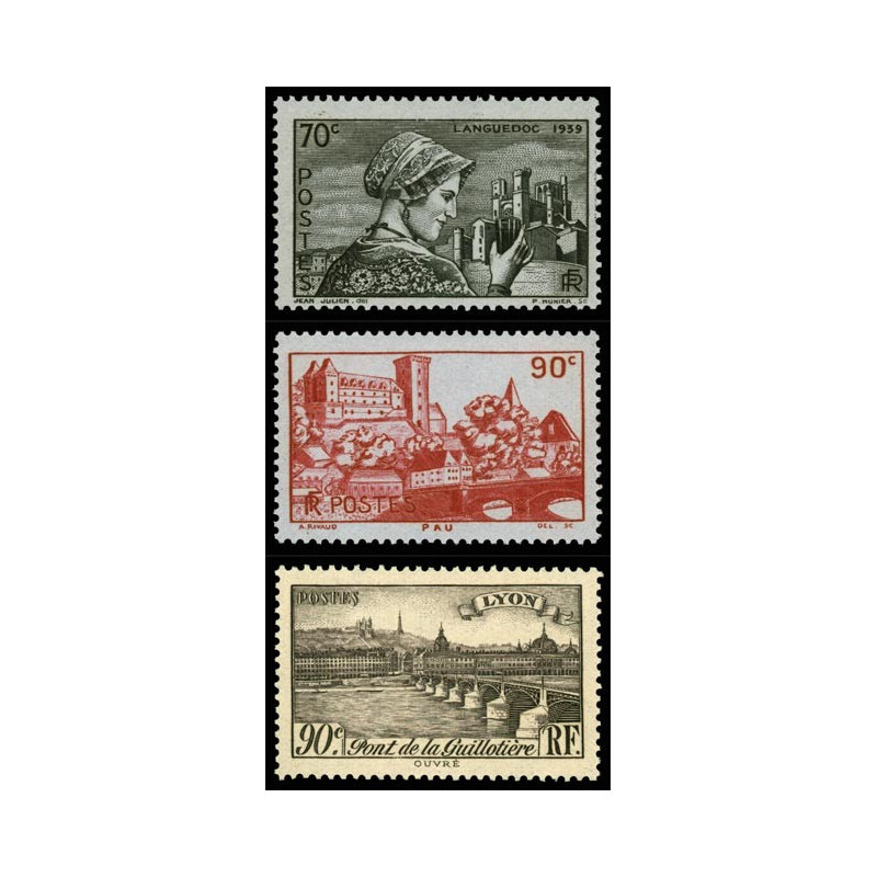 448/450 N°-yvert Poste 1939