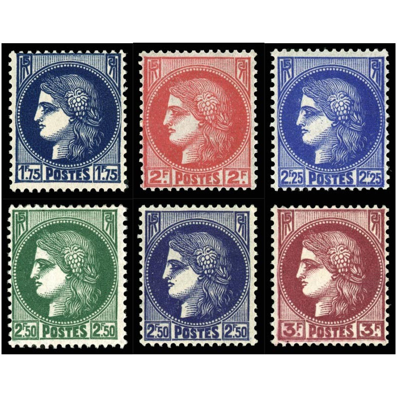 372/376 N°-yvert Poste 1938