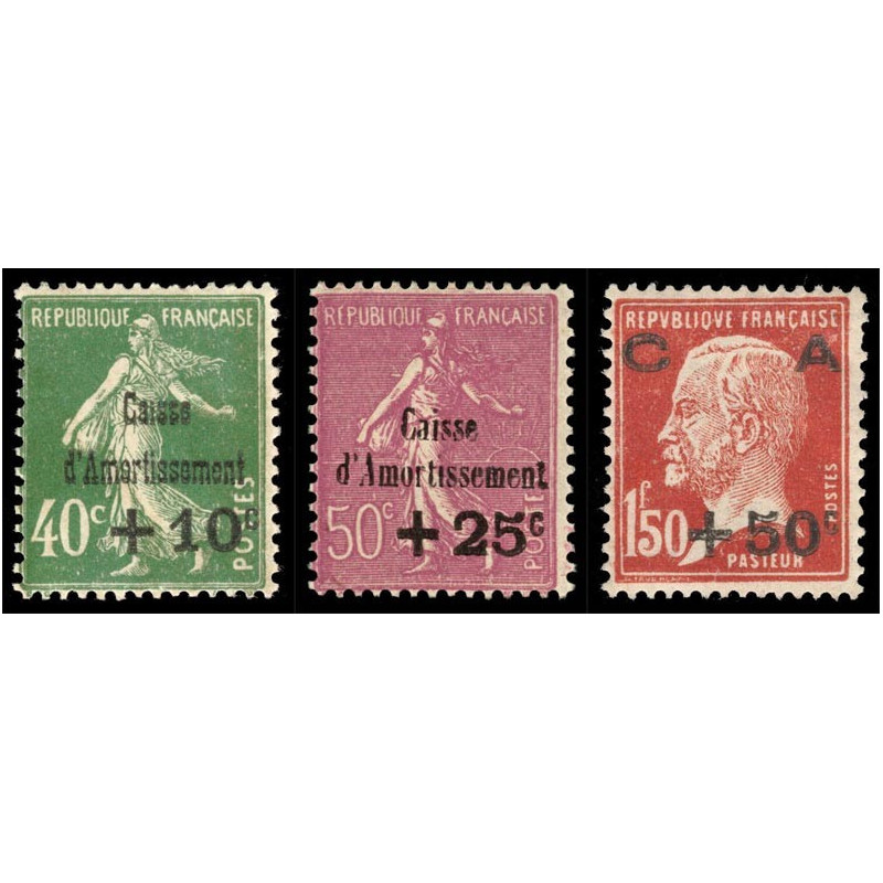 253/255 N°-yvert Poste 1929