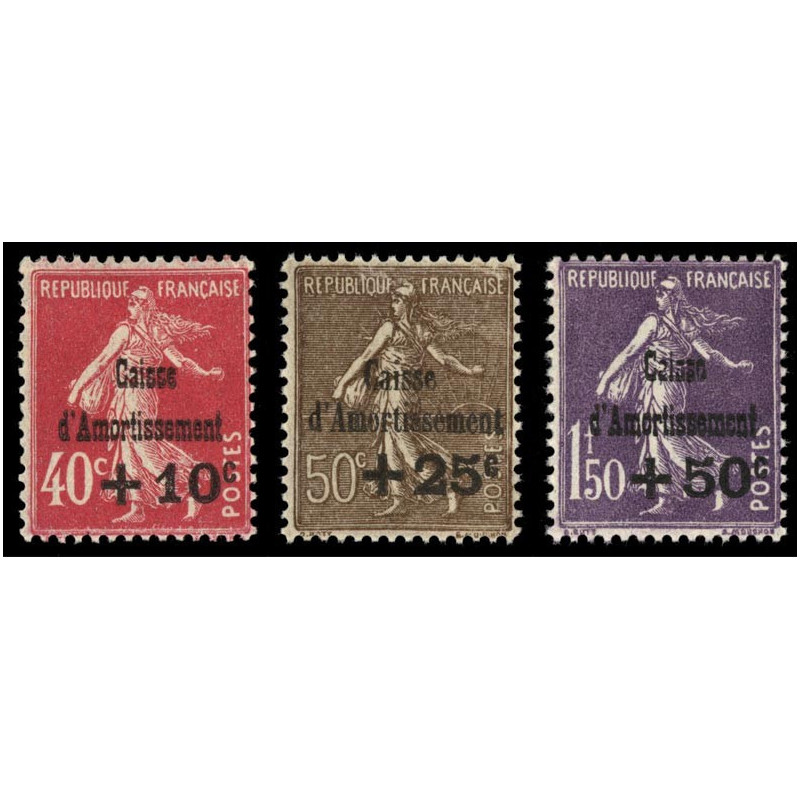 266/268 N°-yvert Poste 1930