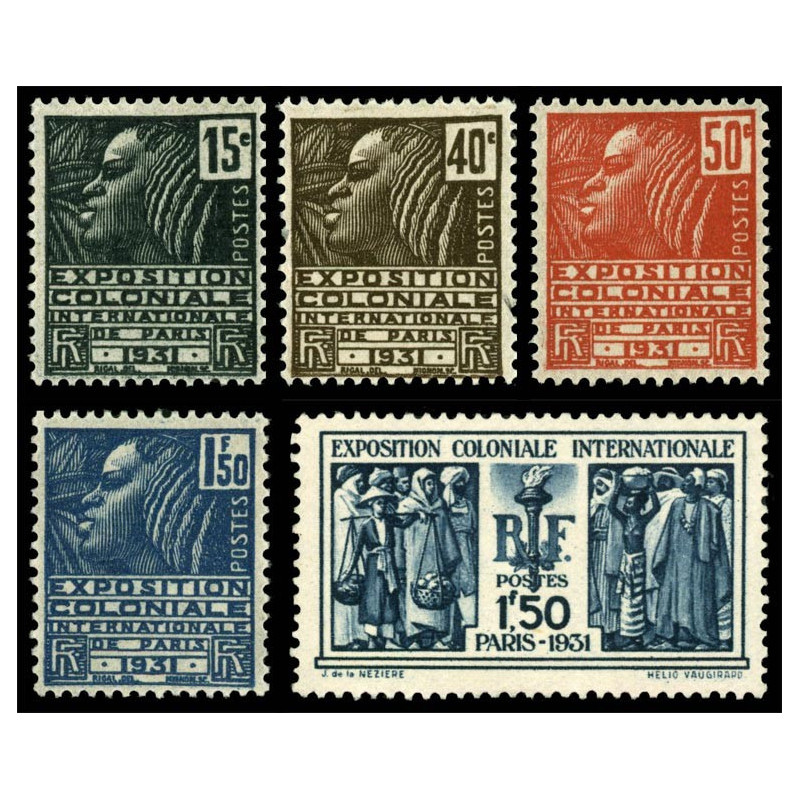 270/274 N°-yvert Poste 1931