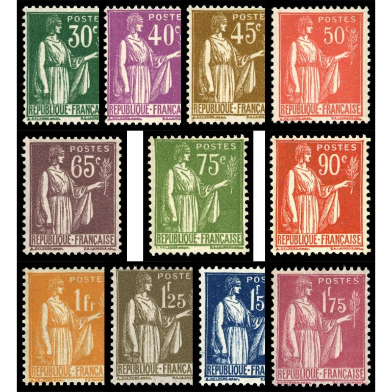 280/289 N°-yvert Poste 1932