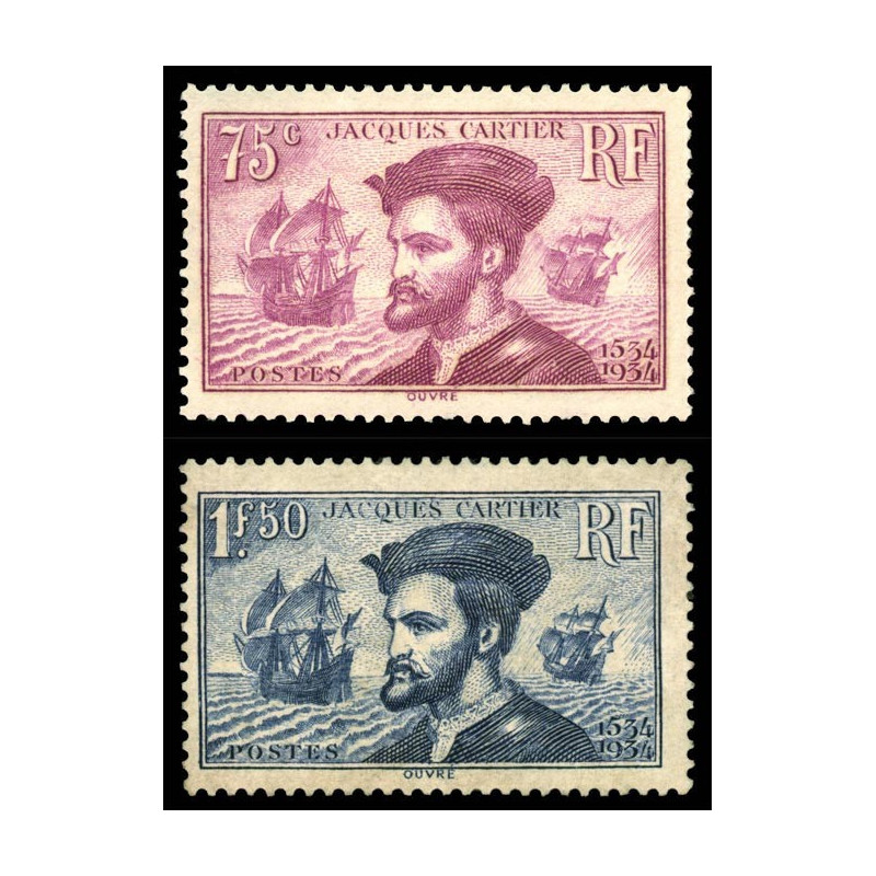 296/297 N°-yvert Poste 1934