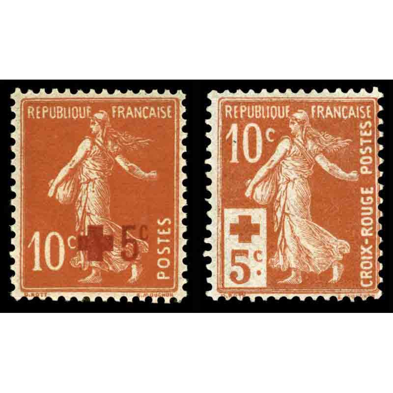 146/147 N°-yvert Poste 1914