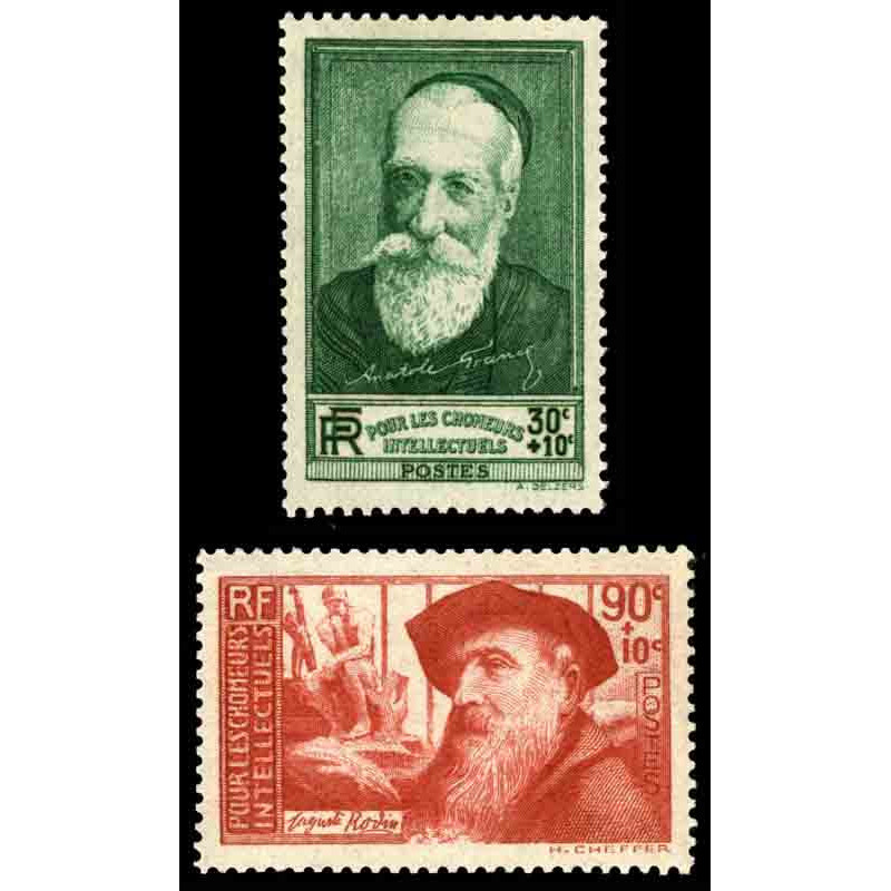 343/344 N°-yvert Poste 1937