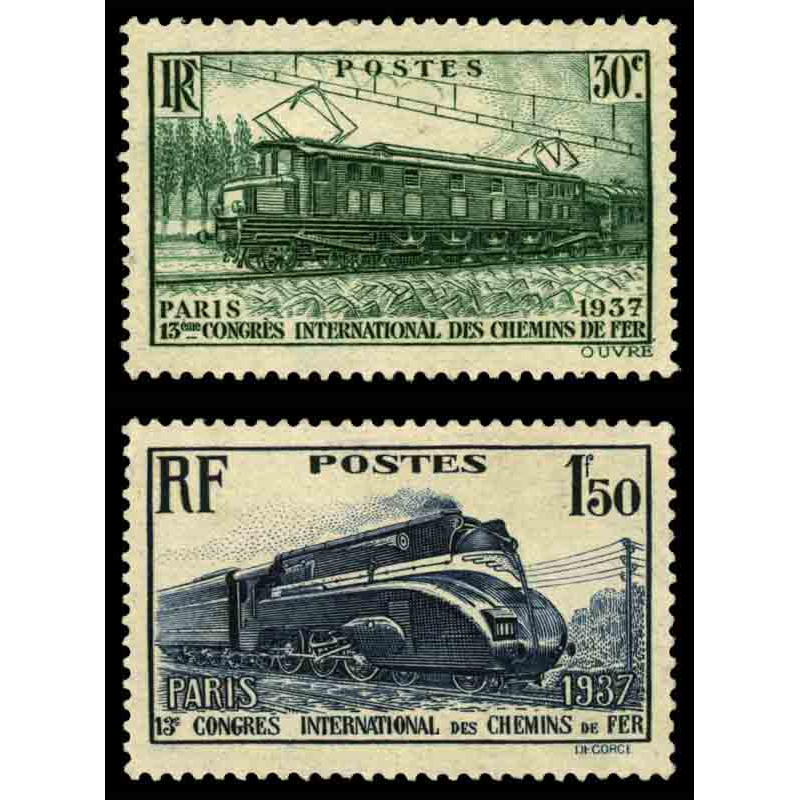 339/340 N°-yvert Poste 1937