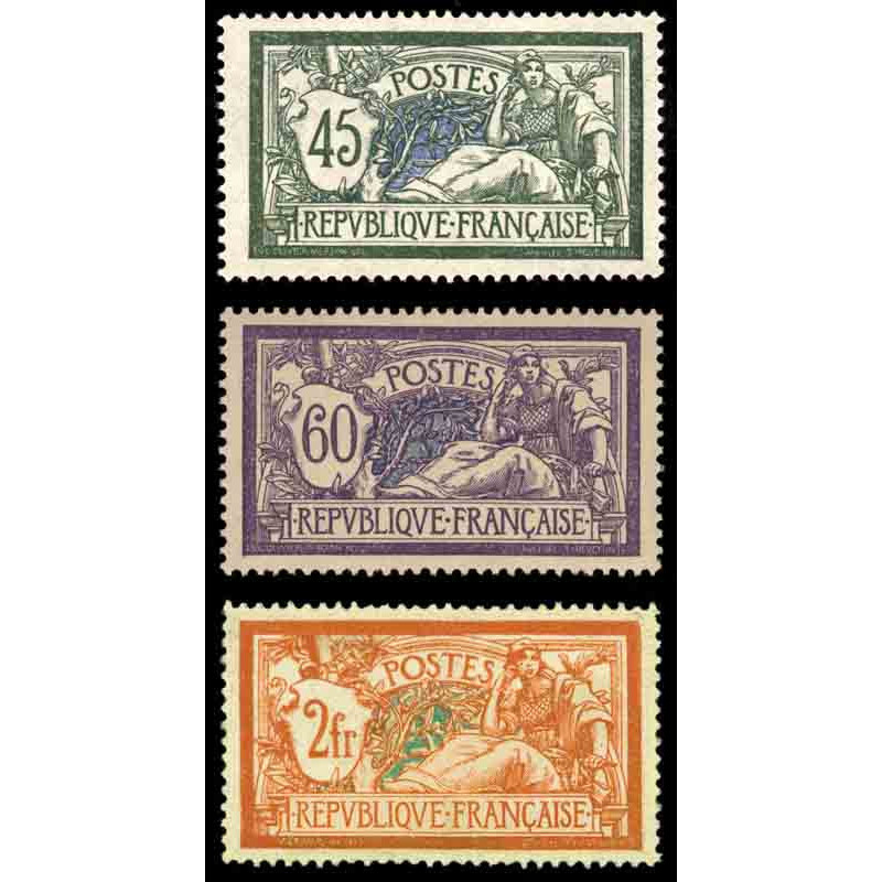 143/145 N°-yvert Poste 1907