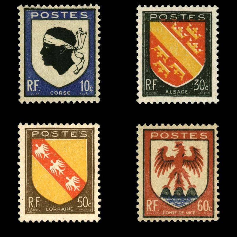 755/758 N°-yvert Poste 1946