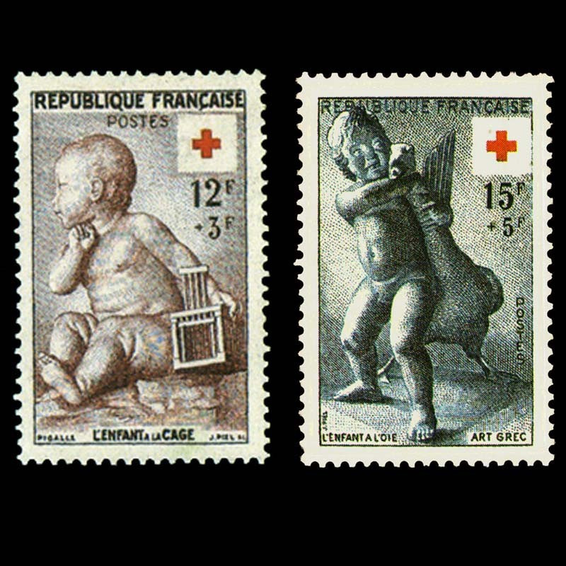 1048/1049 N°-yvert Poste 1955