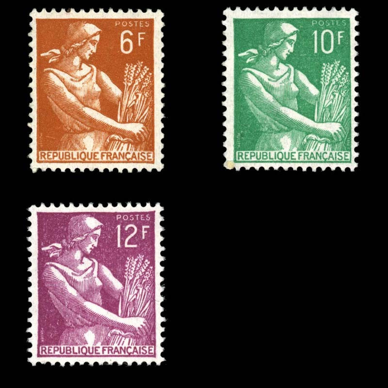1115/1116 N°-yvert Poste 1957
