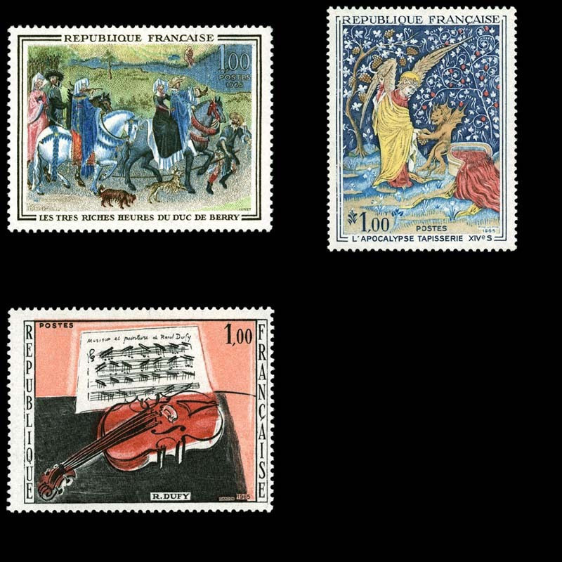 1457/1459 N°-yvert Poste 1965