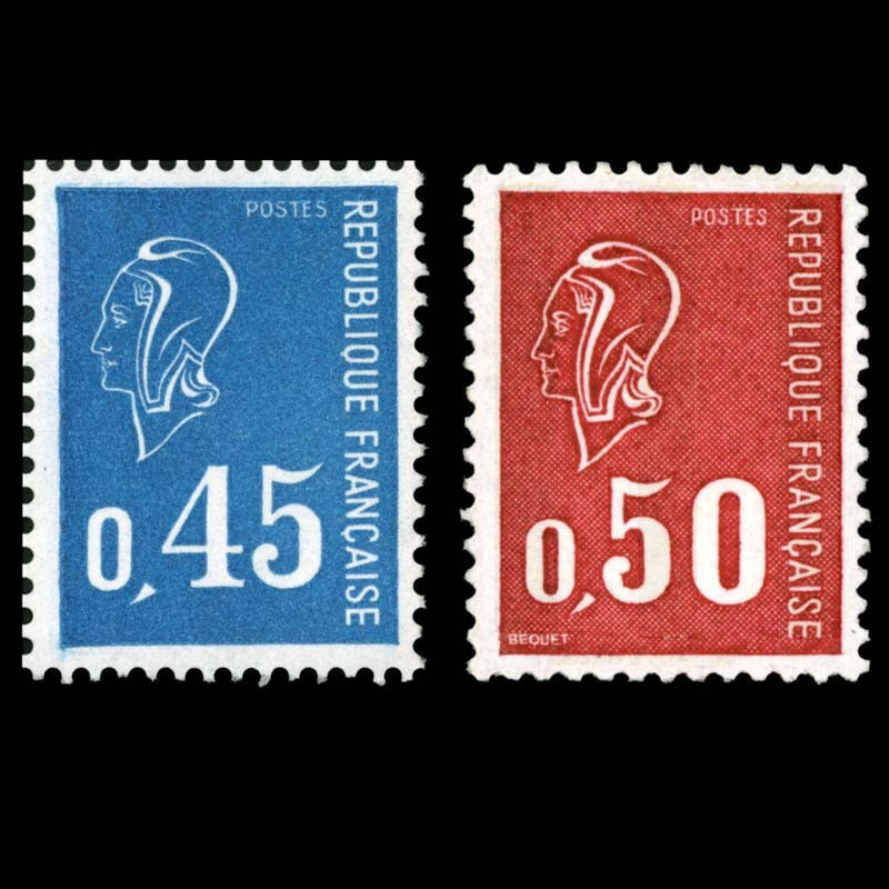 1663/1664 N°-yvert Poste 1971