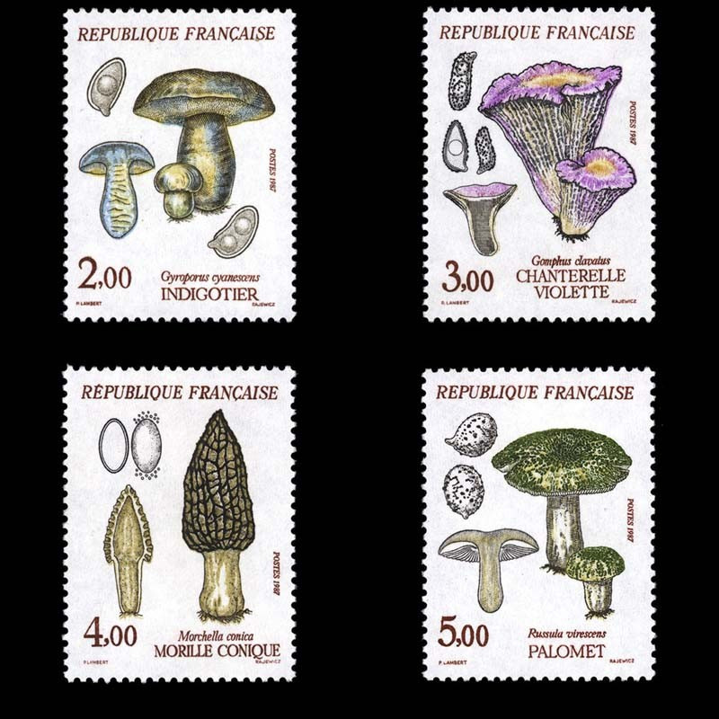 2488/2491 N°-yvert Poste 1987