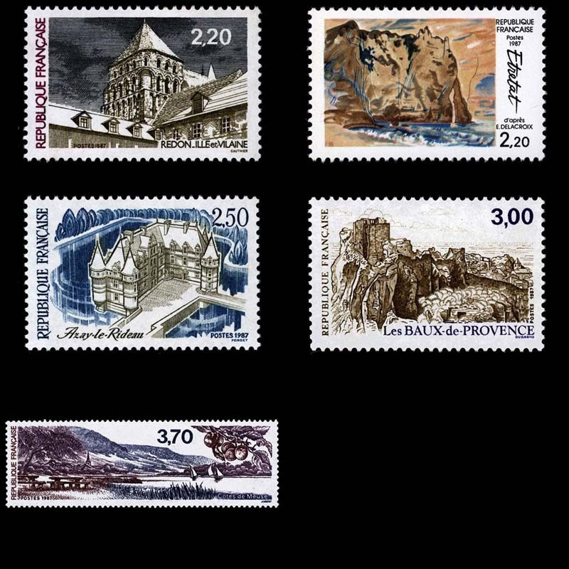 2462/2466 N°-yvert Poste 1987