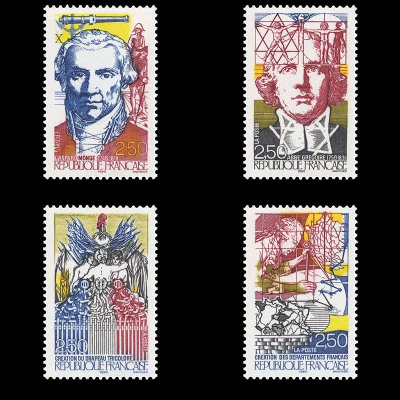 2667/2670 N°-yvert Poste 1990