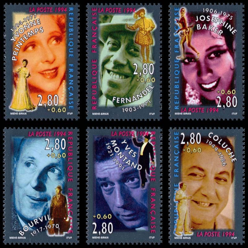 2897/2902 N°-yvert Poste 1994