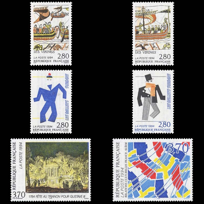 2866/2871 N°-yvert Poste 1994