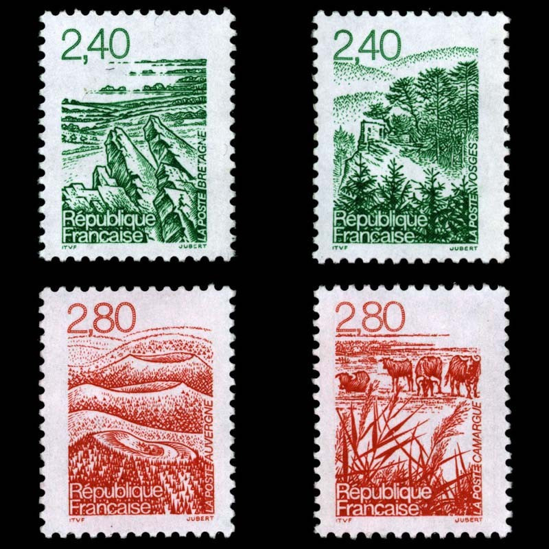 2949/2952 N°-yvert Poste 1995